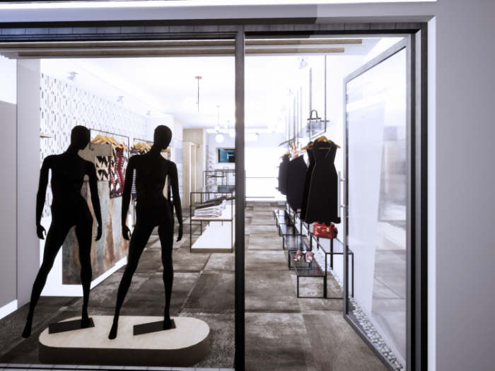 Archisio - Ostuni Giuseppe Pietro - Progetto Arredo abbigliamento