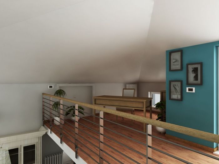 Archisio - Archirender3d - Progetto Ristrutturazione appartamento duplex