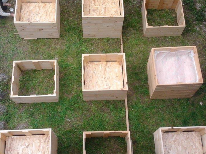 Archisio - Davide Stona - Progetto Installazione temporanea per hortus sanitatis