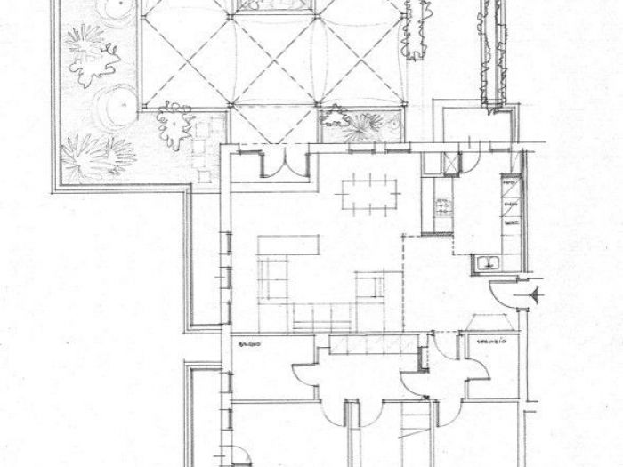 Archisio - Cofra Architettura Design Innovazione - Progetto Sistemazione con riorganizzazione degli spazi della zona giorno