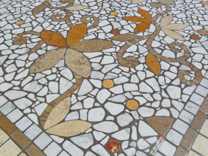 Archisio - Il Fauno Mosaici - Progetto Tavoli per esterni