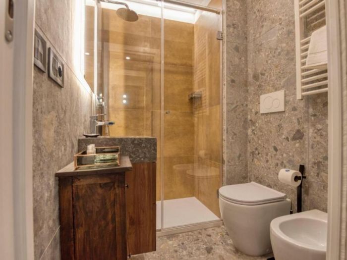 Archisio - Gianluca Chiocca Design - Progetto Trasformazione appartamento 130 mq in 3 bedbreakfast - milano