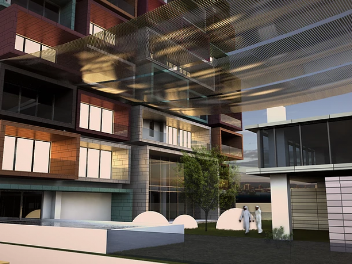 Archisio - Giovanni Valente - Progetto Desert container hotel algeria