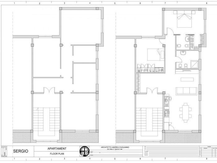 Archisio - Andrea Daguanno - Progetto Ristrutturazione appartamento
