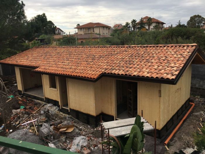 Archisio - Casesa Tiziano - Progetto Villa unifamiliare struttura portante in legno