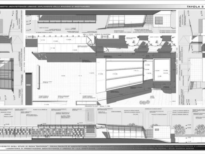 Archisio - Gesino Macrina - Progetto Ampliamento stazione grottarossa - roma2008