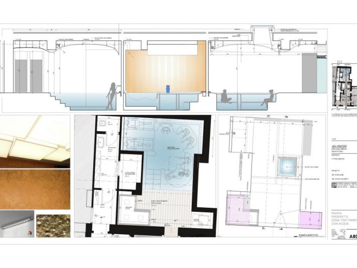 Archisio - Studio Lenzi Associati - Progetto Golden spa beauty