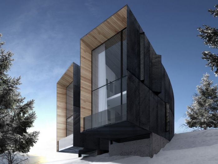 Archisio - Bicuadro - Progetto Nest powder mountain lot 9 salt lake city