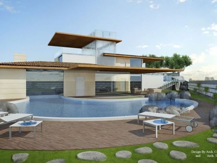 Archisio - Gilles Patrice Arch Todaro - Progetto Lussuosa villa unifamiliare superpanoramica