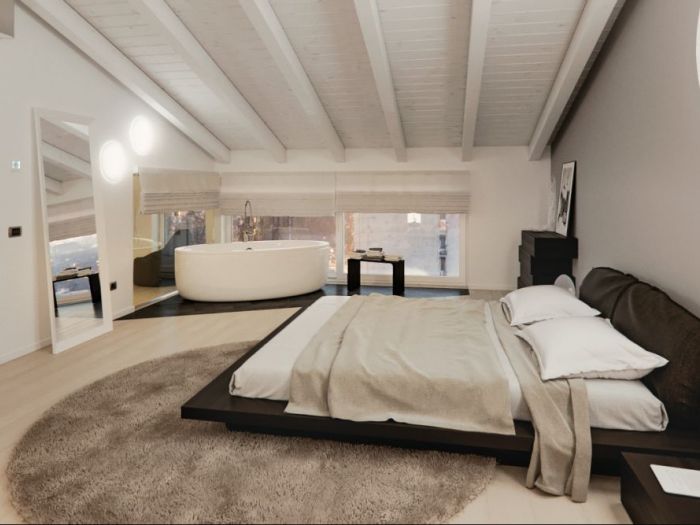 Archisio - Annalisa Carli - Progetto Un attico in stile loft in milano