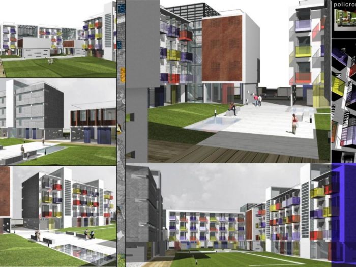 Archisio - Marco Mazzella - Progetto Concorso complesso residenziale