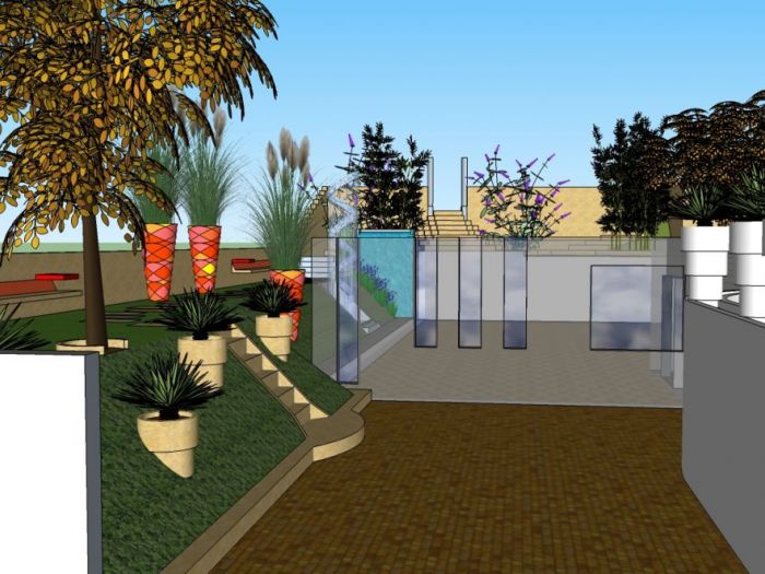 Archisio - Luca Righetto - Progetto Progettazione giardini Uno sguardo dal monte