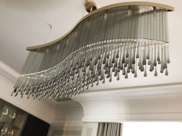 Archisio - Multiforme Lighting - Progetto Design chandeliers for kitchen and living room in a flat in moscow