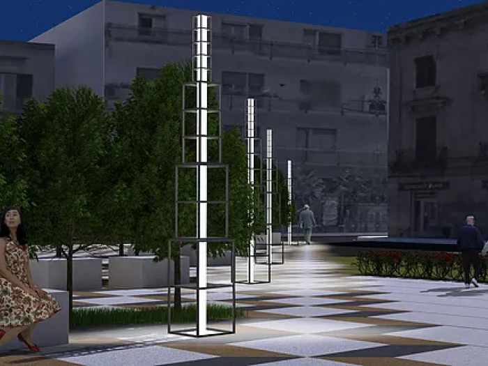 Archisio - Sagi Architetti - Progetto Piazza illusione