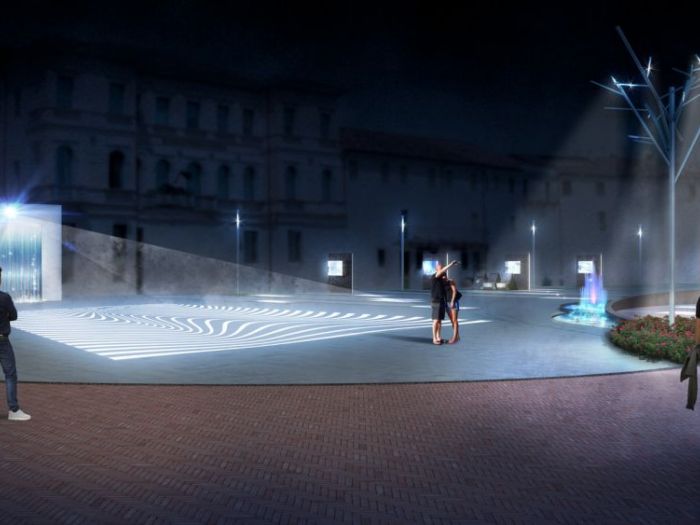 Archisio - Andrea Zen - Progetto Concorso per riqualificazione di piazza del grano dolo ve 3 classificato