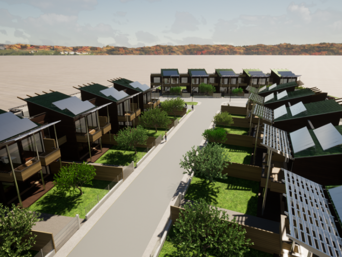 Archisio - Antonio La Malfa - Progetto Progetto villette a schiera