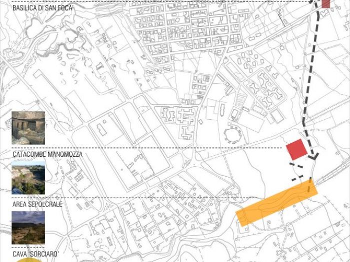 Archisio - Alessandro Ferro - Progetto Riqualificazione funzionale e valorizzazione ambientale dellarea archeologica catacombe di manomozza
