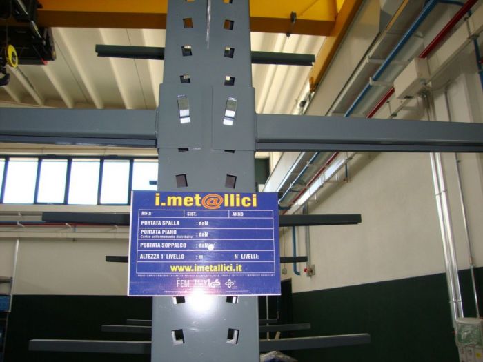 Archisio - Imetallici Di Taverna Andrea Taverna - Progetto Scaffale cantilever