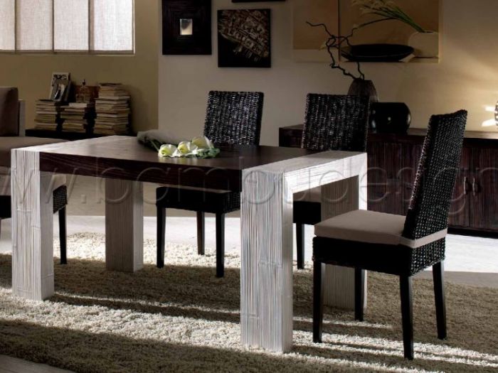 Archisio - Bambu Design - Progetto Tavoli basi tavolo sedie poltroncine