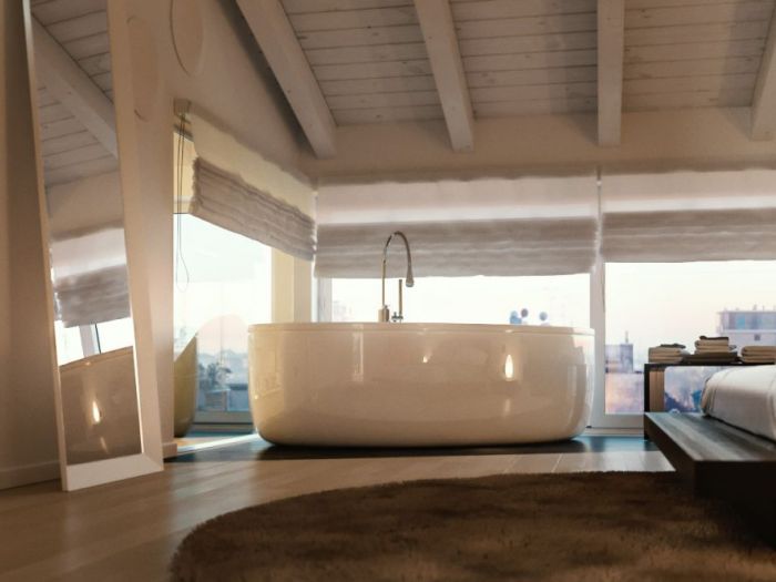 Archisio - Annalisa Carli - Progetto Un attico in stile loft in milano