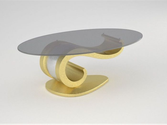 Archisio - Dablec Di Tiziano Moletta - Progetto Tavolino da salotto classico lisa