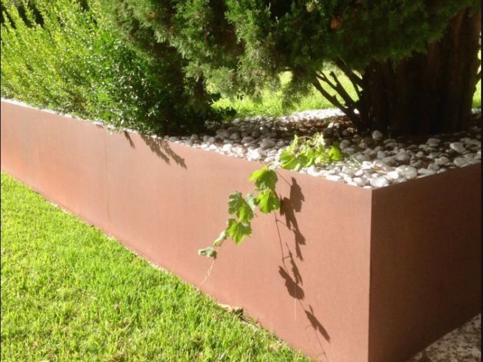 Archisio - Alfio Carmelo Lombardo - Progetto Corten steel flower beds in catania