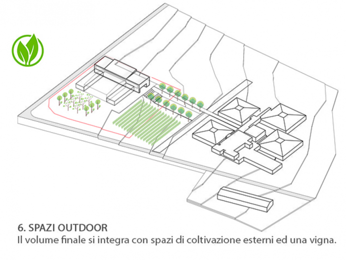 Archisio - Francesco Di Gianni - Progetto Ampliamento istituto tecnico agrario gbriganti matera