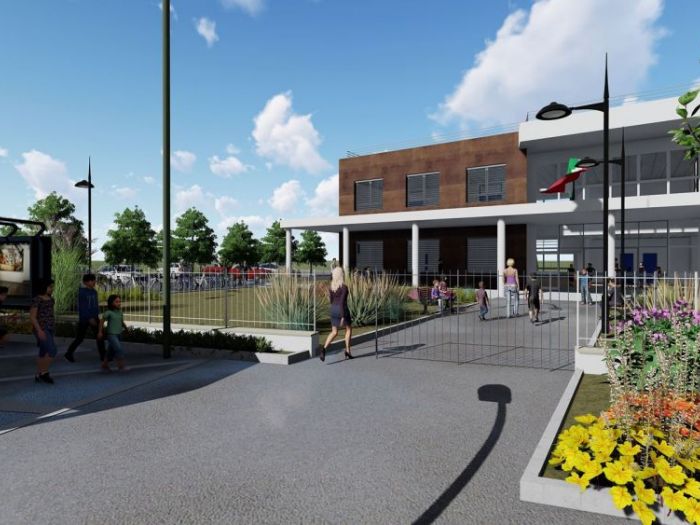 Archisio - Andrea Pontoglio - Progetto Progetto preliminare nuovo polo scolastico di bornato