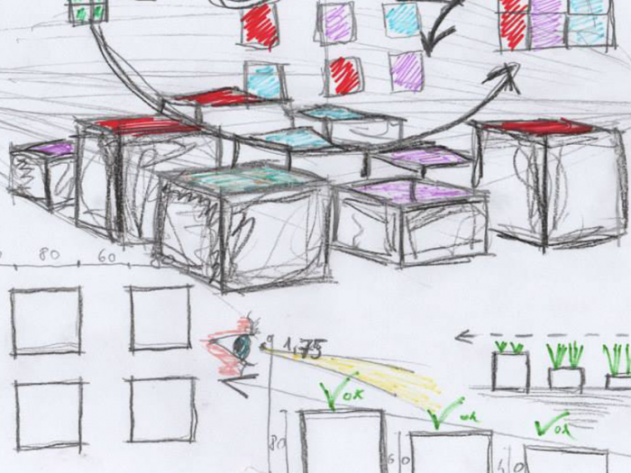 Archisio - Davide Stona - Progetto Installazione temporanea per hortus sanitatis