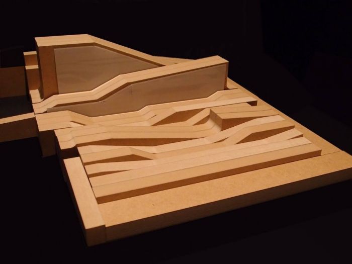 Archisio - Daniele Morgantini - Progetto Concorso centro socio-culturale sui resti dellantico mercato reinosa spagna