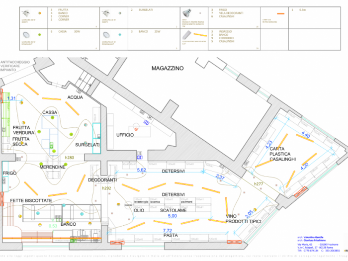 Archisio - Gianluca Fricchione - Progetto Minimarket - casamari