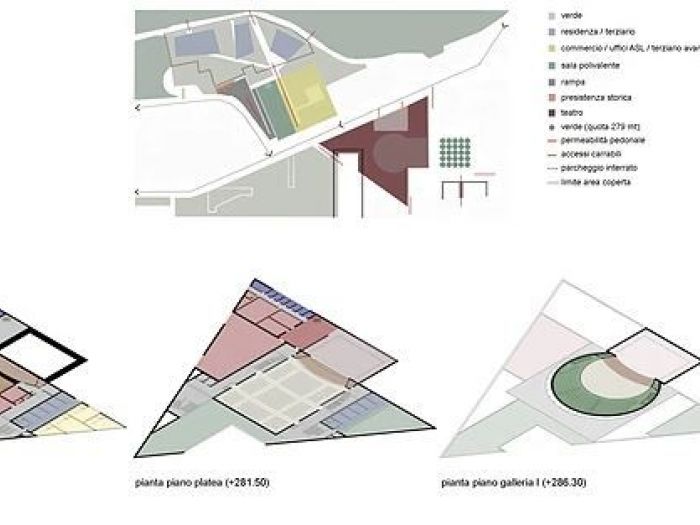 Archisio - Studio Bugna - Progetto Nuovo teatro e complesso di Via ravasi - varese