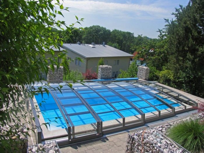 Archisio - Aquanova - Progetto Coperture per piscine telescopiche