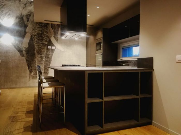 Archisio - Mhid Maiocchi House Interior Designer - Progetto Cucina con bancone sneck