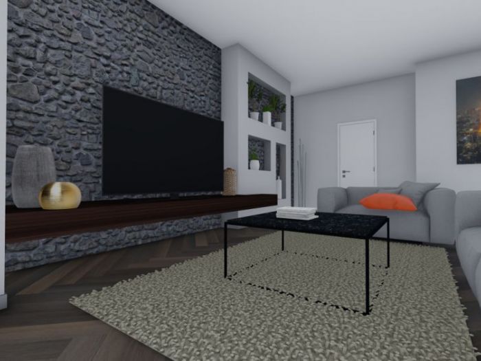 Archisio - Eleonora Spina - Progetto Ristrutturazione appartamento borgata sr privato