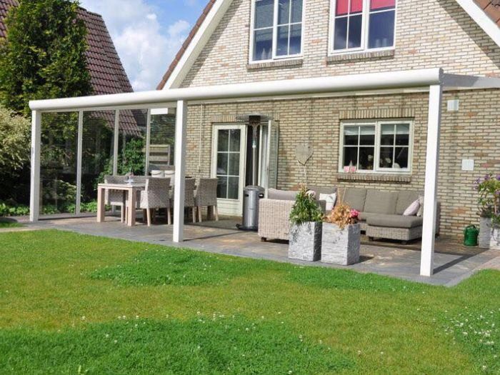 Archisio - Falegnameria Gabrielli - Progetto Strutture in alluminio e coperture in policarbonato o vetro a scelta del cliente