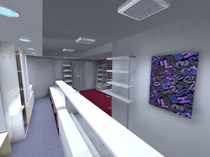 Archisio - Michele Mele - Progetto Restyling completo di un bar stile moderno