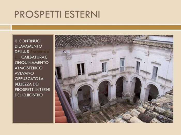 Archisio - Emmeti Architetti Associati - Progetto Restauro del chiostro del convento di san francesco dassisi