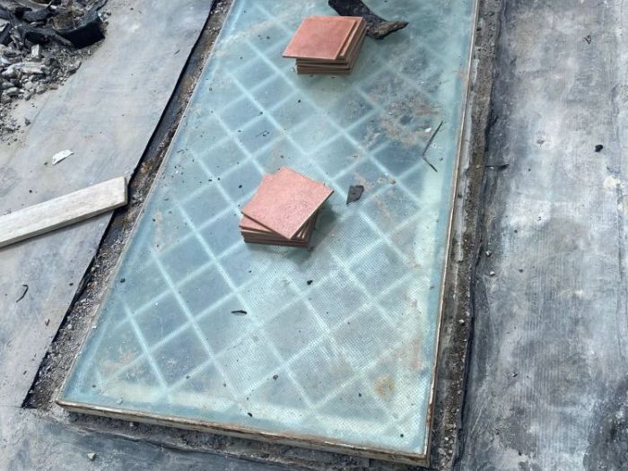 Archisio - Geometra Luigi Amato - Progetto Progettazione e direzione lavori impermeabilizzazione terrazzo impermeabilizzazione area intorno ai n2 lucernari