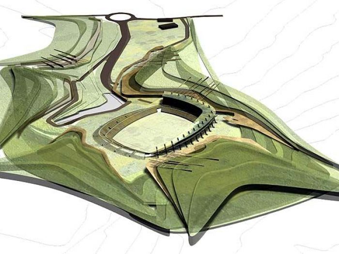 Archisio - Ruggero Lenci - Progetto Concorso per il nuovo stadio di siena