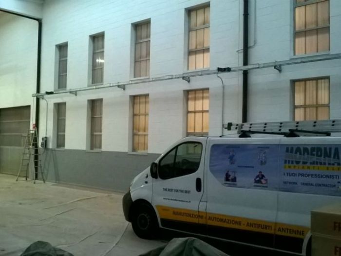 Archisio - Modernaluce Impianti Elettrici - Progetto 2014-2015 lissone ampliamento laboratorio falegnameria