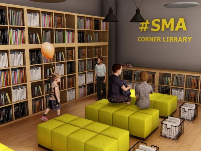 Archisio - Luca Gheghi - Progetto Progetto per un corner library