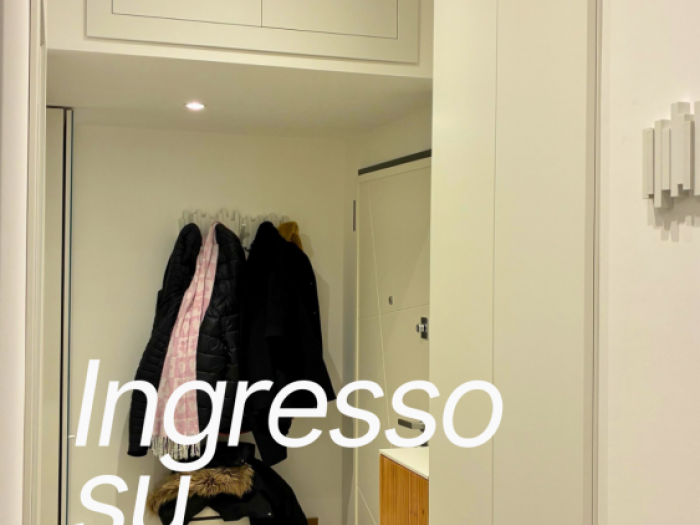 Archisio - Fp Forma - Progetto Ingresso su misura con armadiatura integrata milano
