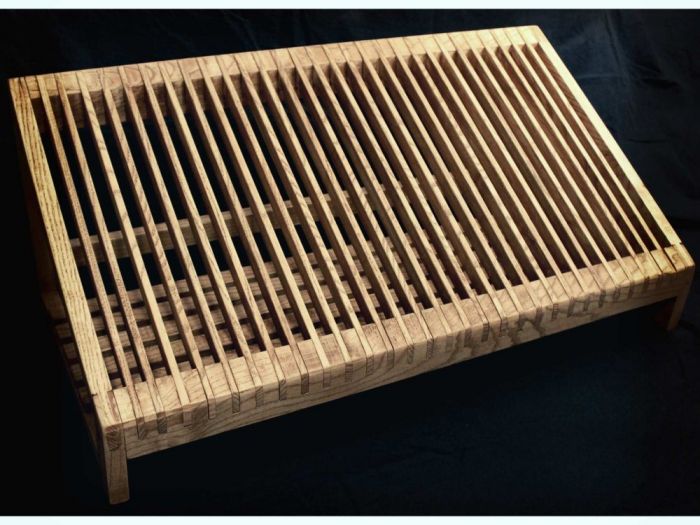 Archisio - Bottega 256 - Progetto Rastrelliera per piadine morena