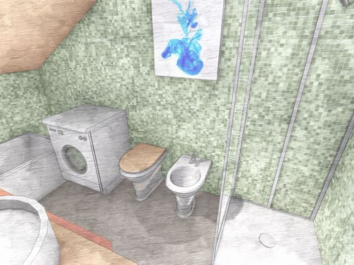 Archisio - Andrea Sorci Natural Living - Progetto Ipotesi di ristrutturazione villa a roma