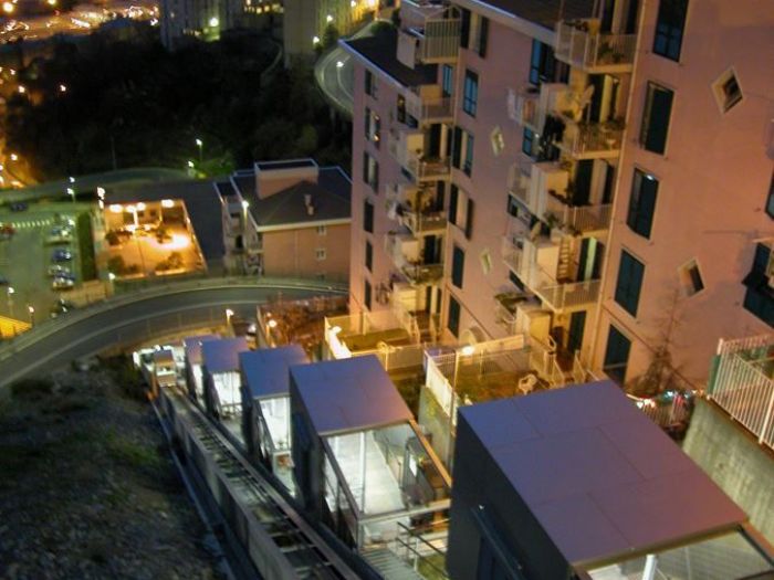 Archisio - Fabio Postani - Progetto Impianto di risalita al quartiere di ca nuova a genova pr