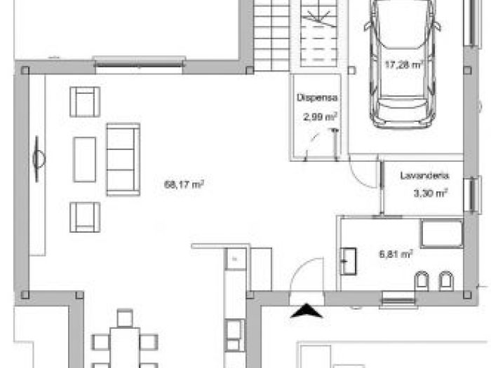 Archisio - Omnia 1929 Servizi E Consulenze Immobiliari - Progetto Hs b240-186 t31 villa bifamiliare