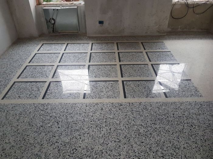 Archisio - Favale Progetti - Progetto Pavimento in seminato veneziano