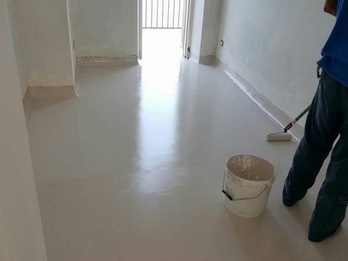 Archisio - Cfc Costruzioni - Progetto Pavimento in resina allinterno di un apparatamento