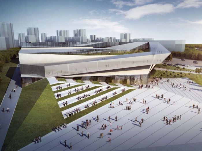 Archisio - Plasma Studio - Progetto Zhuhai public cultural center library